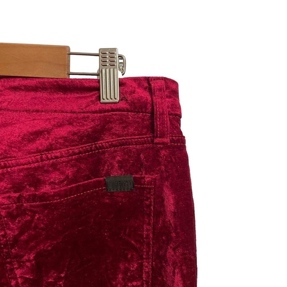 JEN7 by 7 For All Mankind Crushed Velvet Ankle Skinny Jeans Pants Size 4 - Picture 6 of 8